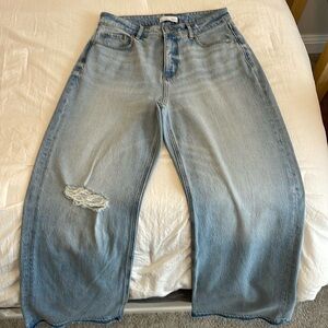 LOFT the wide leg jean